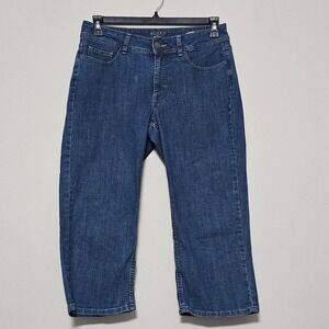 Riders By Lee Women's Jeans 10 M Blue Capri 565